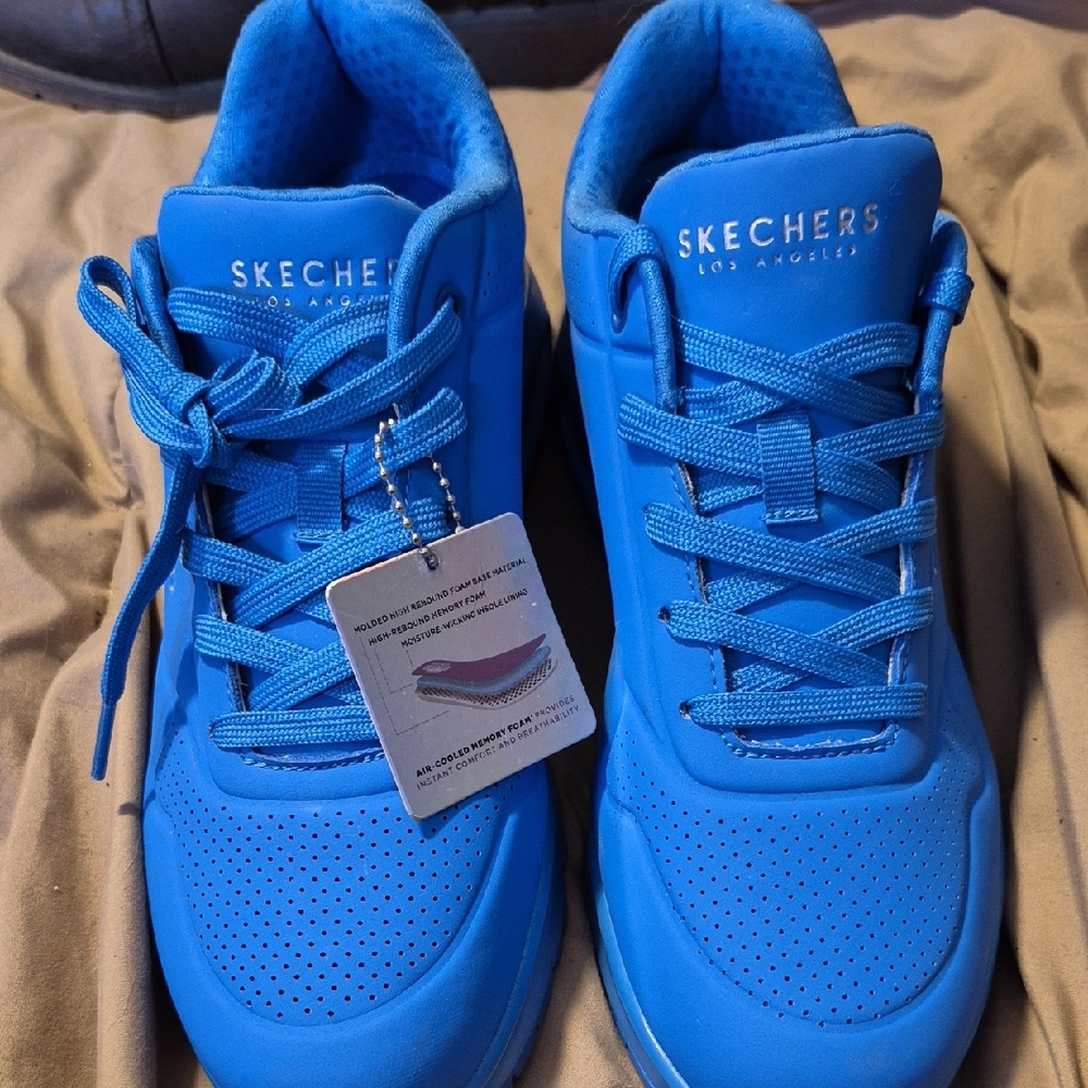 Skechers Vibrant Blue Sneakers